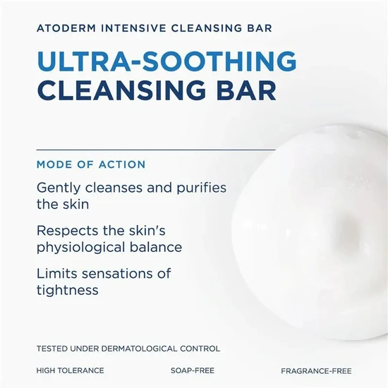 Bioderma Atoderm Intensive Cleansing Bar Ultra-Rich Gentle Cleanser 150g