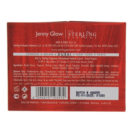 Jenny Glow Blanc Crystal Ball Eau De Parfum 100ml