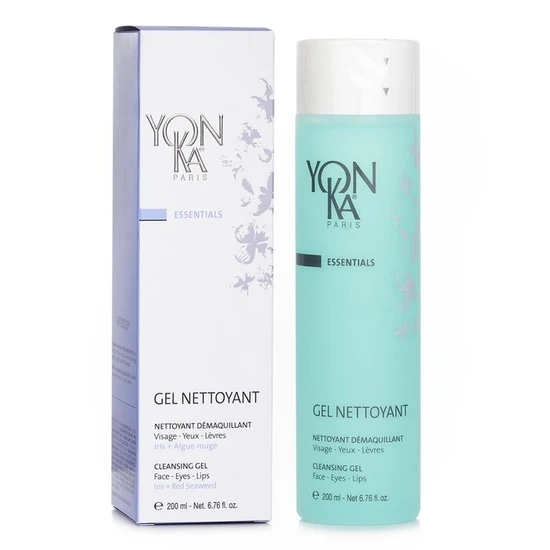 Yonka Essentials Cleansing Gel With Iris Face, Eyes & Lips 200ml