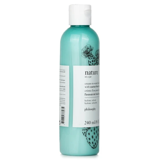 Philosophy Nature In A Jar Cream-To-Water Body Lotion With Cactus Fruit Extract 240ml