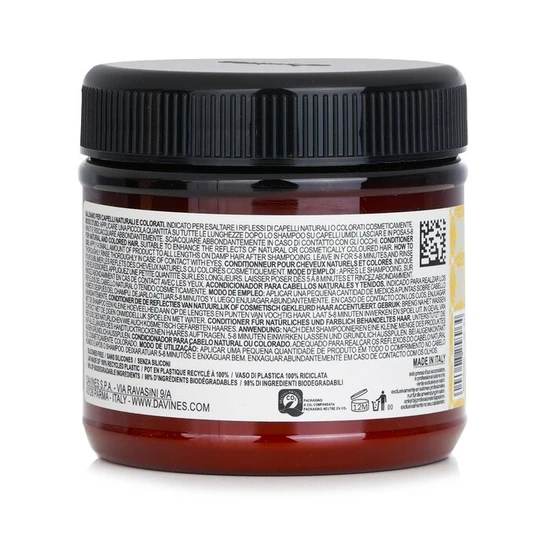 Davines Alchemic Conditioner Golden for Natural & Coloured Hair
