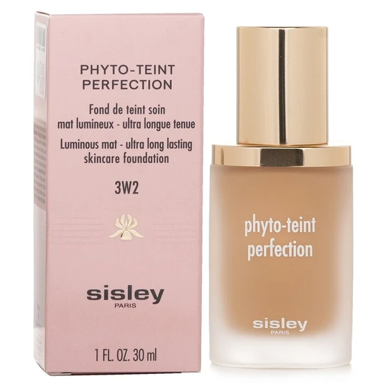 Sisley Phyto Teint Perfection Luminous Mat-Ultra Long Lasting Skin Care Foundation 3W2 Hazel