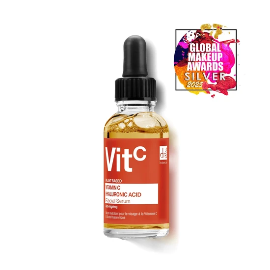 Dr Botanicals Vitamin C 5% & Hyaluronic Acid 2% Hydrating Facial Serum 30ml