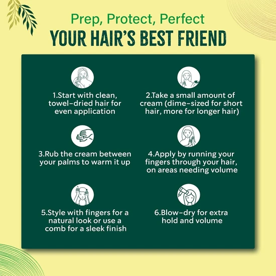 Dabur Vatika Naturals Lemon Tea Tree & Almond Styling Hair Cream 210ml