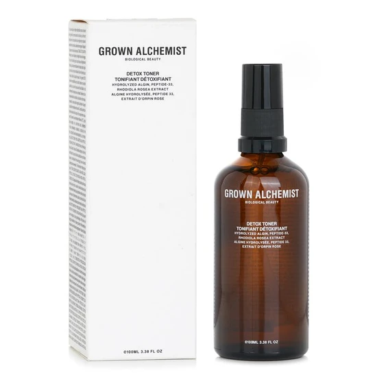 Grown Alchemist Detox Toner Hydrolyzed Algin, Peptide-33 & Rhodiola Rosea Extract 100ml
