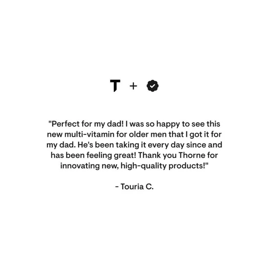 Thorne Multi Men's 50 Plus 180 Capsules