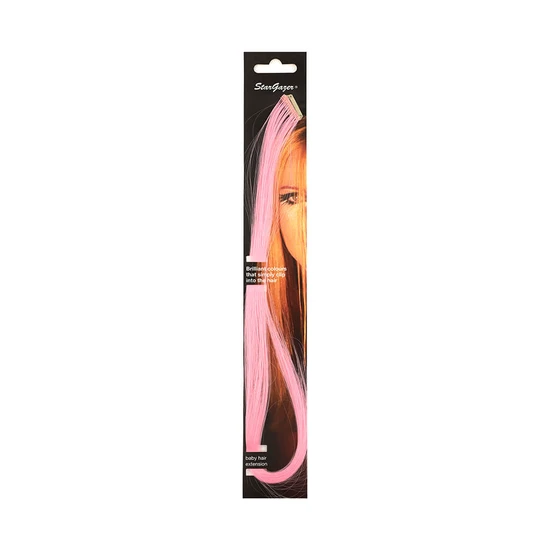 Stargazer Mini Synthetic Clip In Hair Extensions Baby Pink