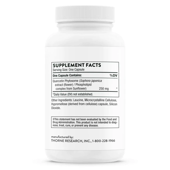 Thorne Quercetin Phytosome Capsules 60 Capsules