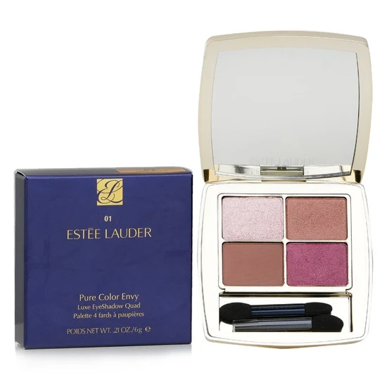 Estée Lauder Pure Colour Envy Luxe Eyeshadow Quad 01 Rebel Petals