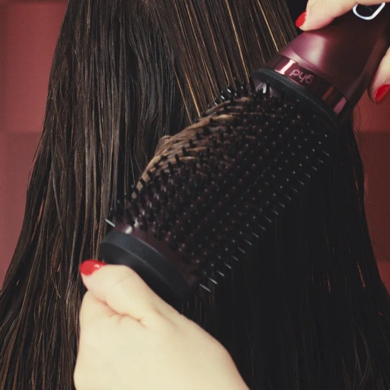 ghd Duet Blow Dry Hair Dryer Brush Christmas Gift Set Cherry Chic