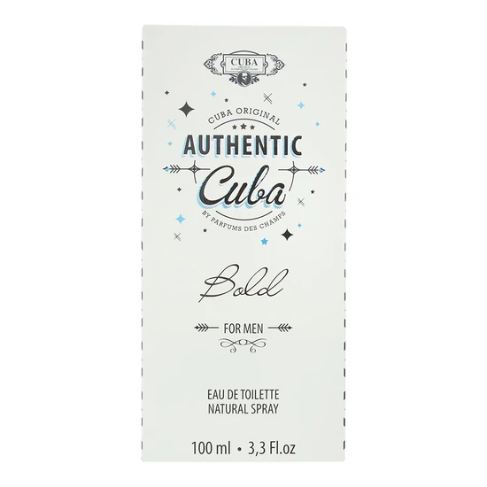 Cuba Paris Authentic Bold Man Eau De Toilet Spray 100ml