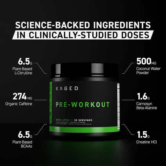 Kaged Muscle Pre-Kaged, Pink Lemonade 560g