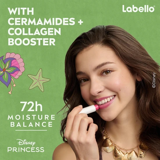 Labello Disney Princess Ariel Watermelon Shine Lip Balm 4.8g