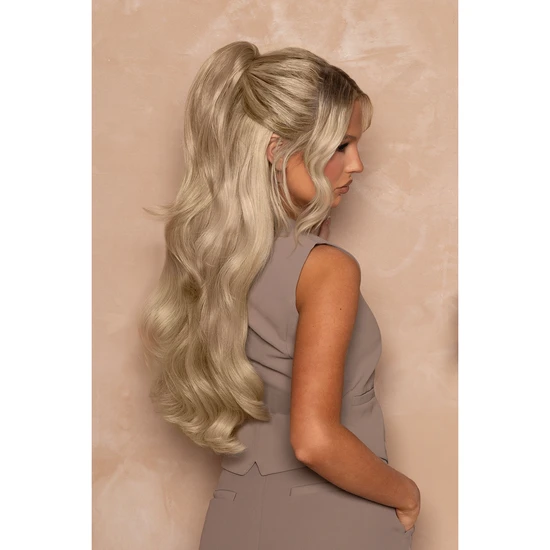 LullaBellz Blow Dry 16" Claw Clip Pony BLACKS | JET BLACK