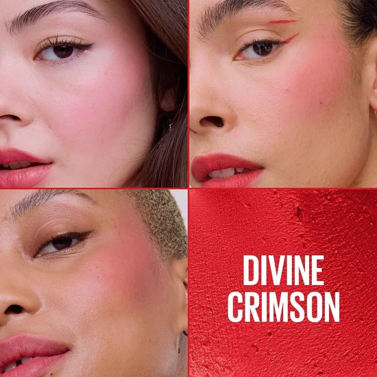 Maybelline Cloudtopia Cheek & Lip Mousse Blush 03 Divine Crimson
