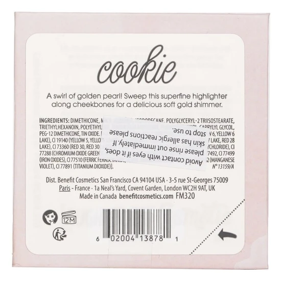 Benefit Cookie Golden Pearl Highlighter 8g