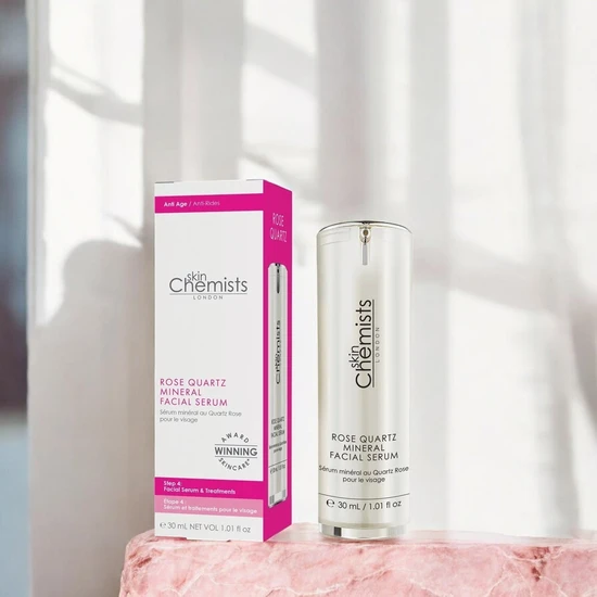 skinChemists Rose Quartz Mineral Facial Serum 2 x 30ml