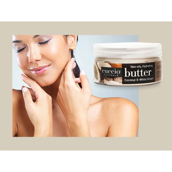Cuccio Butter Blend 240gm Coconut & White Ginger