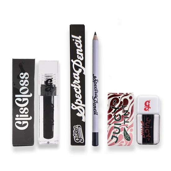 Glisten Cosmetics Midnight Muse Black Lip Kit