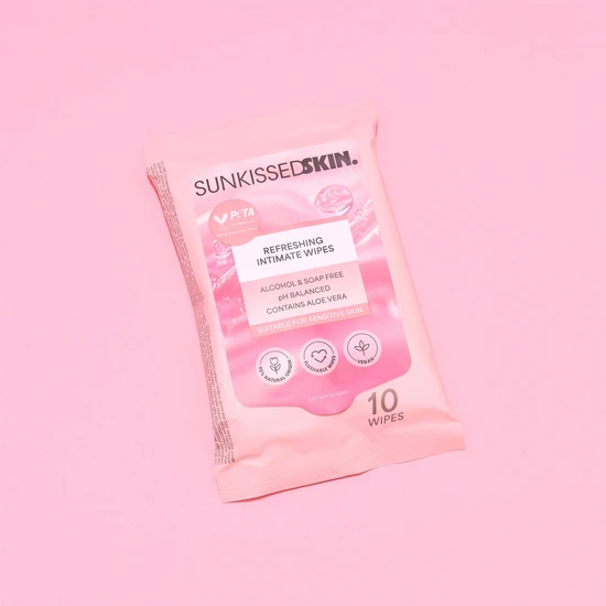 Sunkissed Skin Refreshing Intimate Cleansing Wipes 10 Wipes