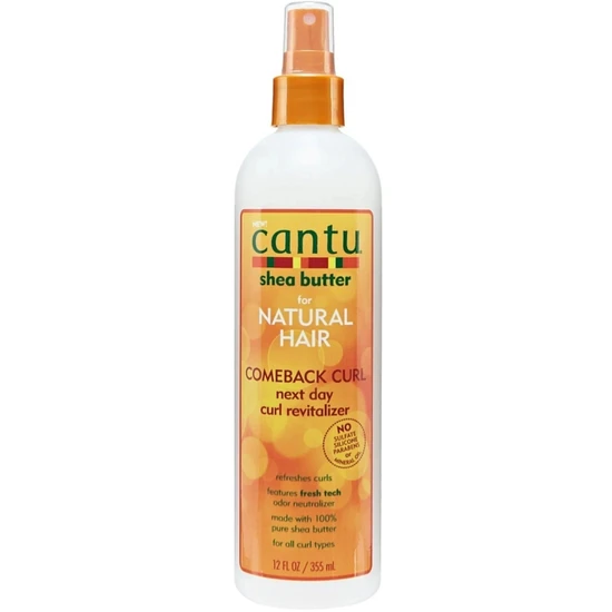 Cantu For Natural Hair Comeback Curl Next Day Curl Revitalizer