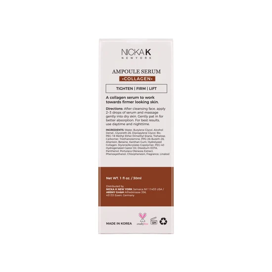 NICKA K NEWYORK Tighten Collagen Ampoule Serum 30ml