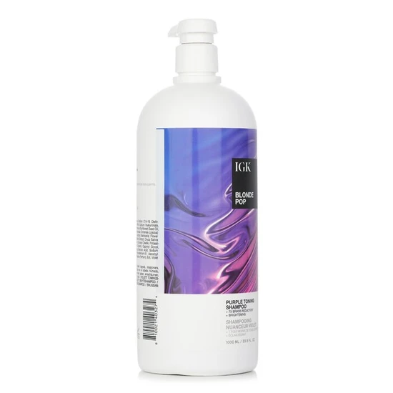 IGK Blonde Pop Purple Toning Shampoo 1000ml