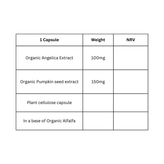 Viridian Organic Bladder Support + Angelica Capsules 30 Capsules