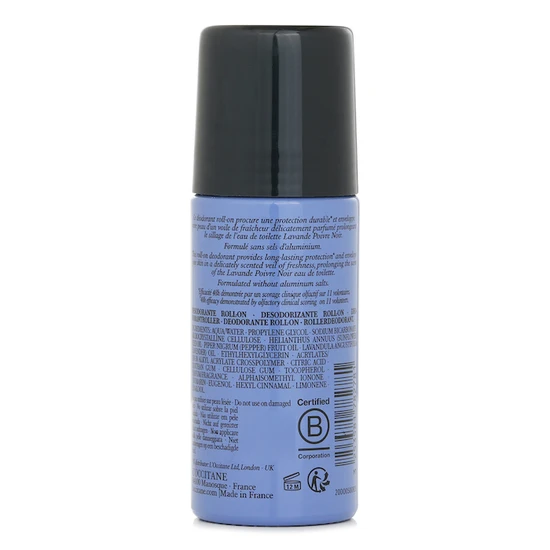 L'Occitane Lavande Poivre Noir Roll On Deodorant 50ml
