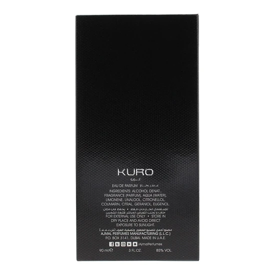Ajmal Kuro Eau De Parfum 90ml