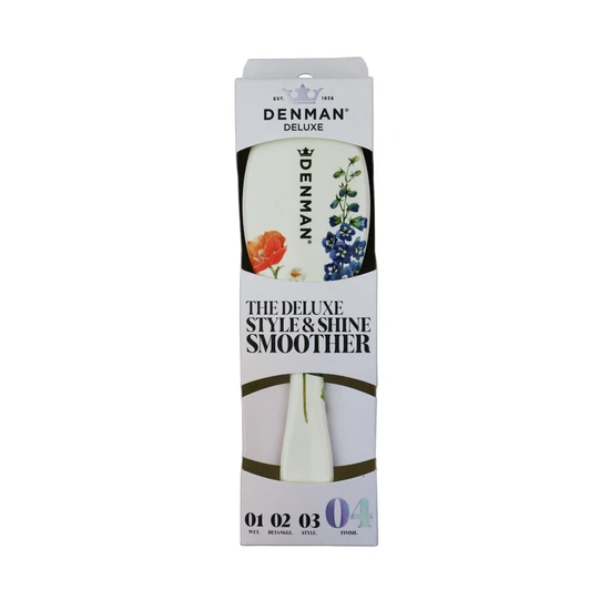 Denman D81m The Deluxe Style & Shine Smoother Brush Floral