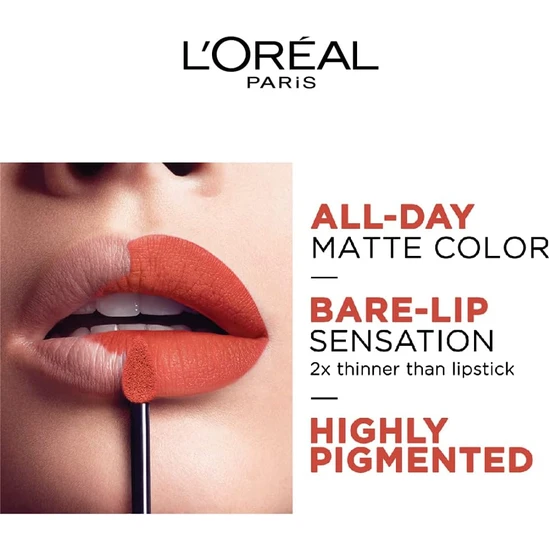 L'Oreal Paris Rouge Signature Matte Lip Ink 112 I Achieve