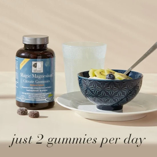 New Nordic Magic Magnesium Citrate Gummies 60 Gummies