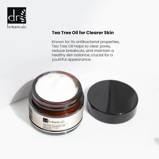 Dr Botanicals Eucalyptus & Tea Tree Facial Scrub 50ml
