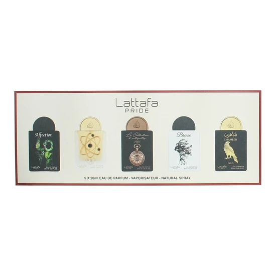 Lattafa Pride Eau De Parfum Gift Set Collection No.1 5 x 20ml