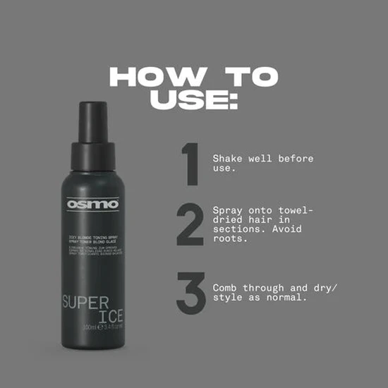 Osmo Super Ice Icey Blonde Toning Spray 100ml