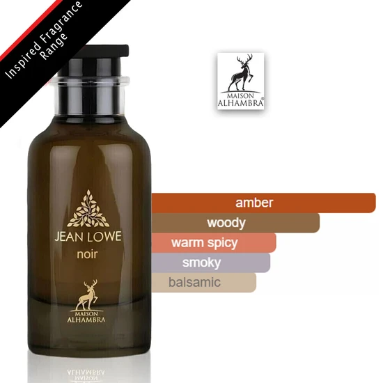 Maison Alhambra Jean Lowe Noir/Ombre Eau De Parfum 100ml