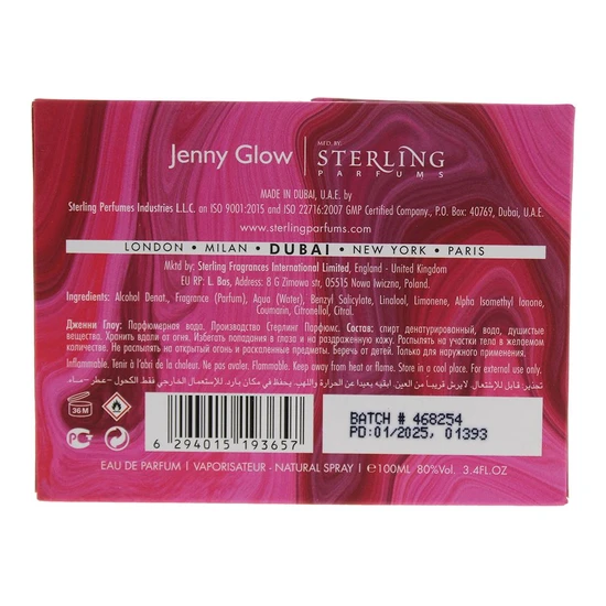 Jenny Glow Vogue Crystal Ball Eau De Parfum 100ml