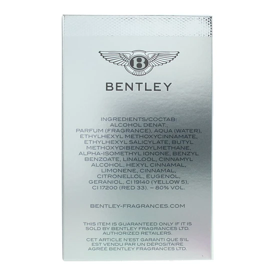 Bentley For Men Eau De Toilette 100ml