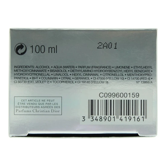 DIOR Homme Aftershave Lotion Splash 100ml