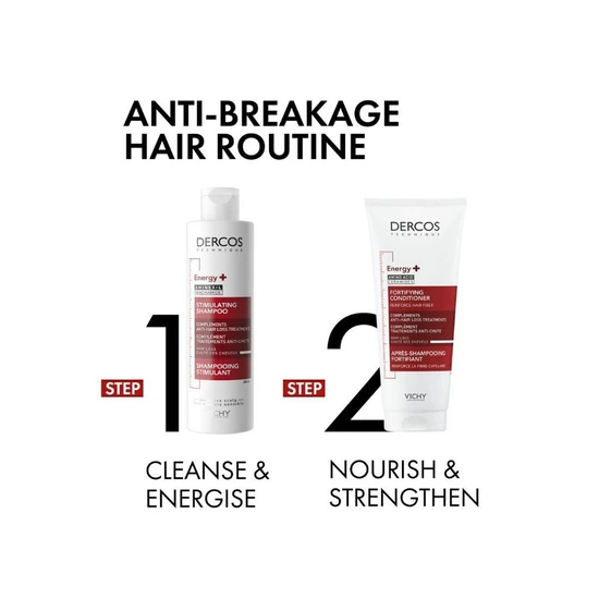 Vichy Dercos Energising Shampoo Targeted Hairloss 200ml