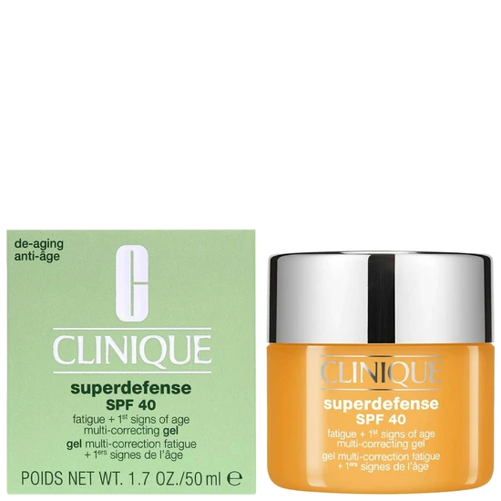 Clinique Superdefense Fatigue + 1st Signs Of Age Multi-Correcting Gel SPF 40 50ml