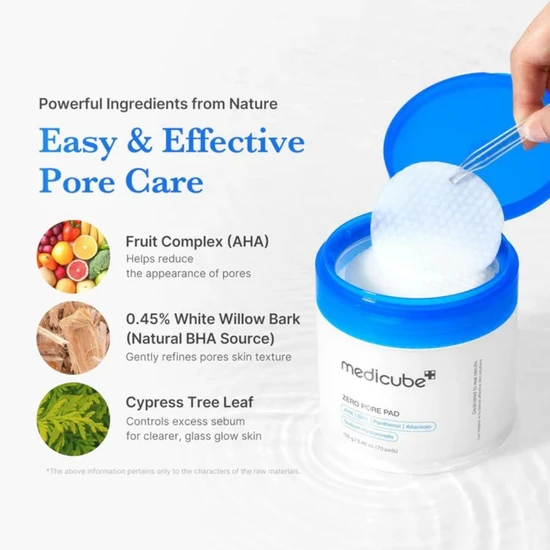 Mii Cosmetics MEDICUBE Zero Pore Pad 2.0 70 pads x 20