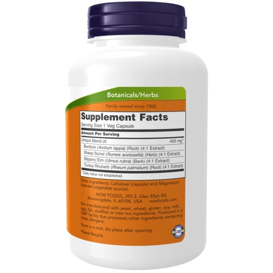 NOW Foods Ojibwa Herbal Extract 450mg Capsules 180 Capsules