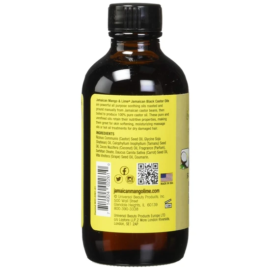 Jamaican Mango and Lime Black Castor Oil Coconut 4oz