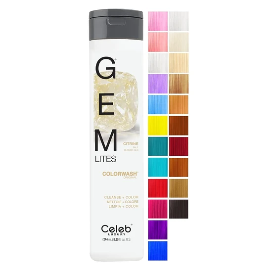 Celeb Luxury Citrine Pale Glo Original Colorwash Cleanse Colour 244ml