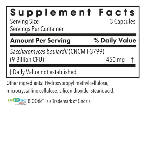 Allergy Research Group Essential-Biotic Saccharomyces Boulardii Capsules 120 Capsules