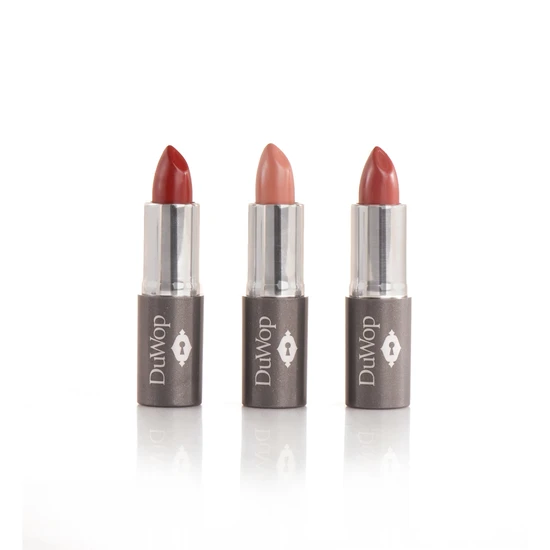DuWop Private Lipstick Trio Best of Reds - Red, Cherry and Cherry Noir