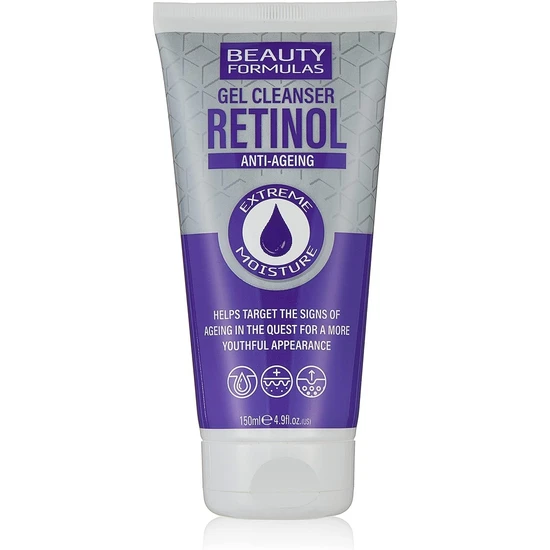 Beauty Formulas Retinol Anti Ageing Gel Cleanser 150ml