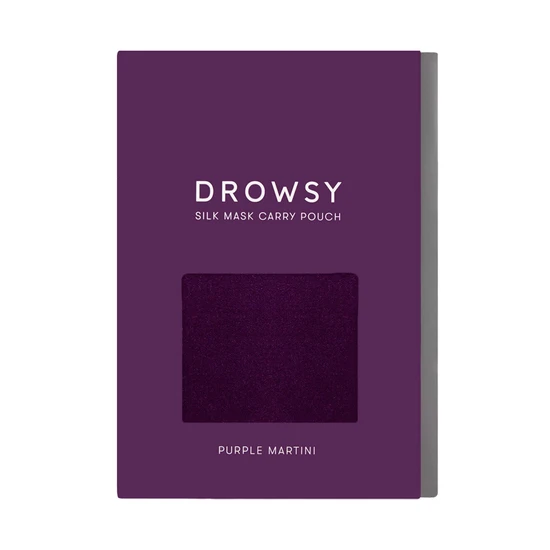 Drowsy Silk Carry Pouch Purple Martini